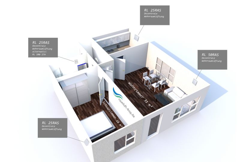 Einbausituation_dezentrale_Wohnraumlueftung_Mehrzimmer_800x800