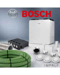 RLS Komplettset für BOSCH zentrale Lüftung Vent 5001C  260m³/h - Komplettset