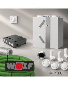 RLS-Komplettset mit Wolf CWL-P-300 – Effiziente Wohnraumlüftung für Ihr Zuhause
