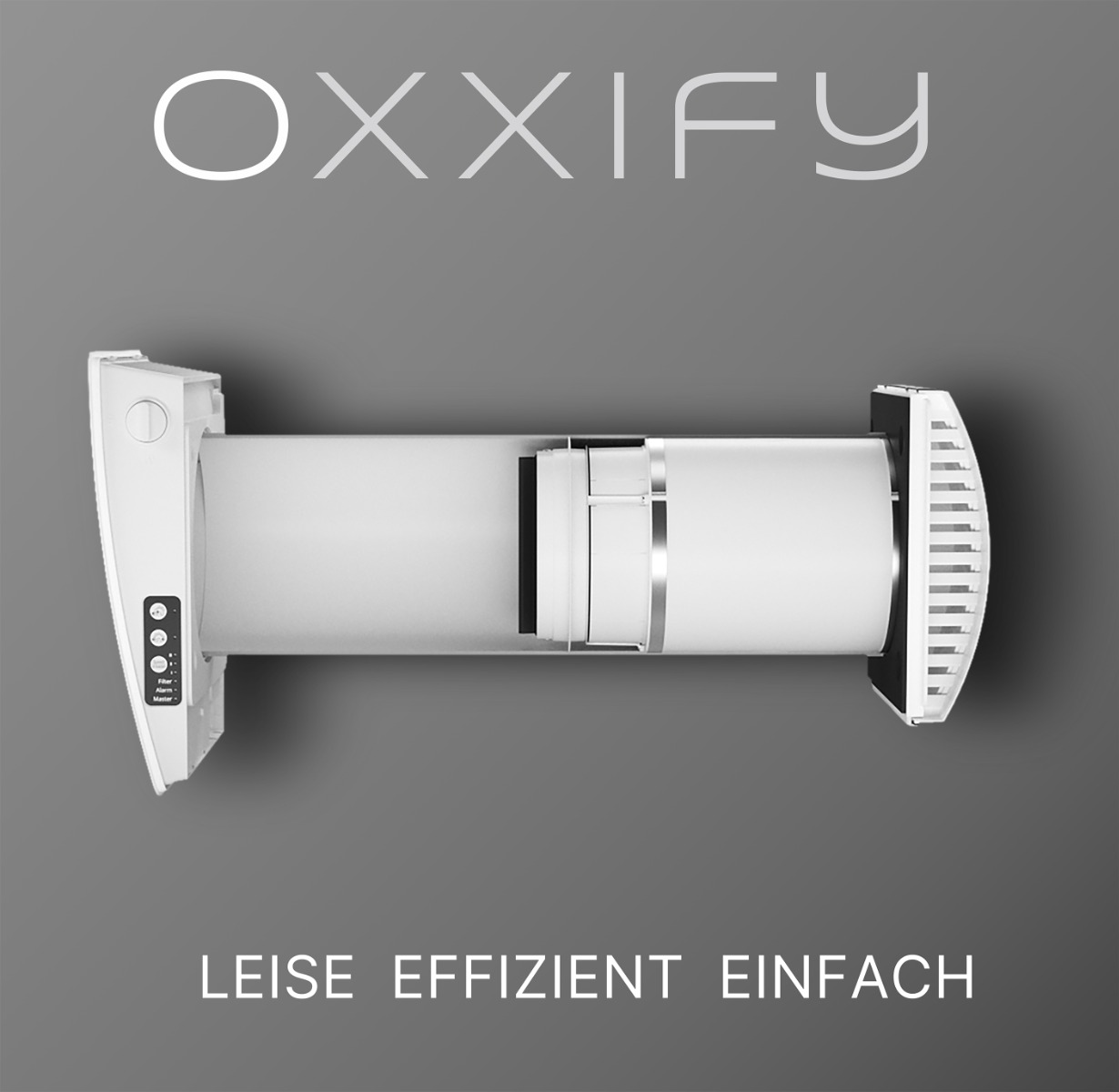 Oxxify.eco 50 – dezentrale Wohnraumlüftung mit Wärmerückgewinnung