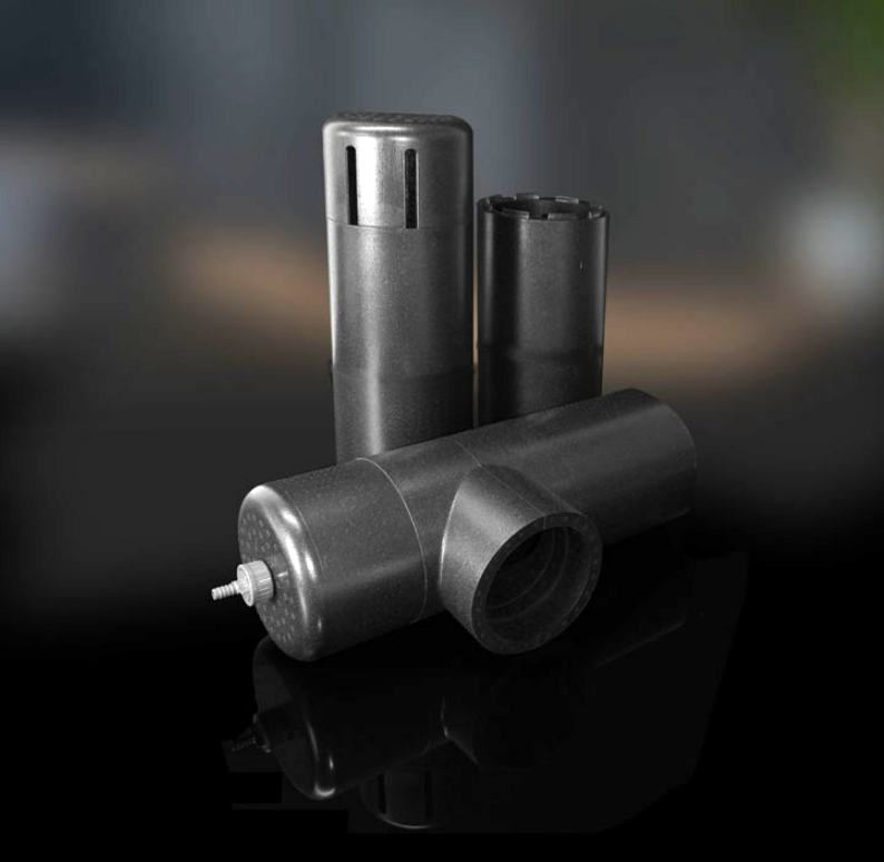 RL Keller ALD – modularer Außenluftdurchlass mit T-Stück und Abschlüssen