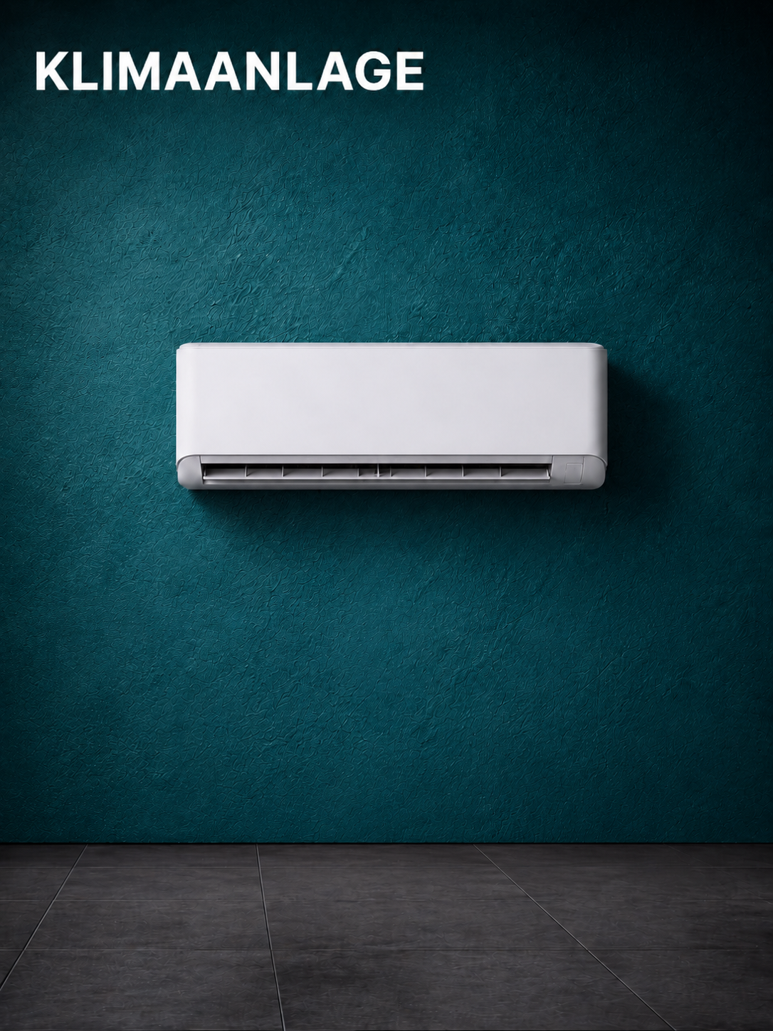 Effiziente Split-Klimaanlage mit Innen- und Außengerät