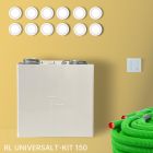 RL Zentrale Lüftungsanlage mit Wärmerückgewinnung - Universalkit 150 ( bis 150 m² | bis zu 6 Räume)